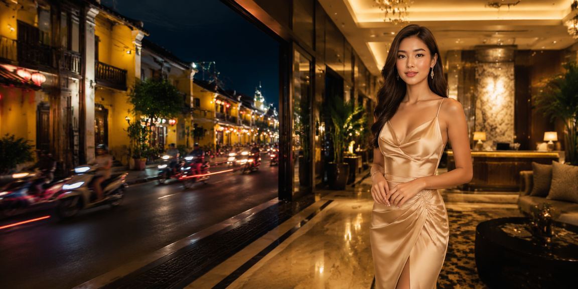 Phố cổ Hội An ánh đèn neon gợi hành trình đăng ký giải trí trực tuyến